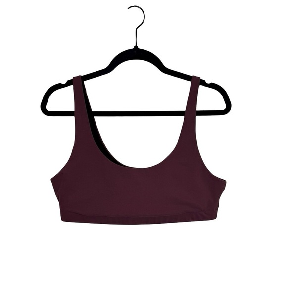 Vuori Daily Bra Medium Support Sports Bra in Fig - Picture 5 of 8